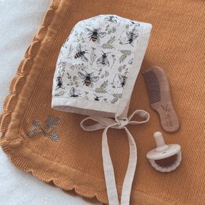 Handmade bee bonnet
